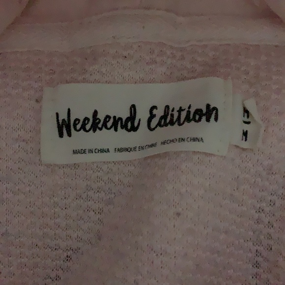 Weekend Edition fluffy sherpa sweatshirt - Picture 2 of 2